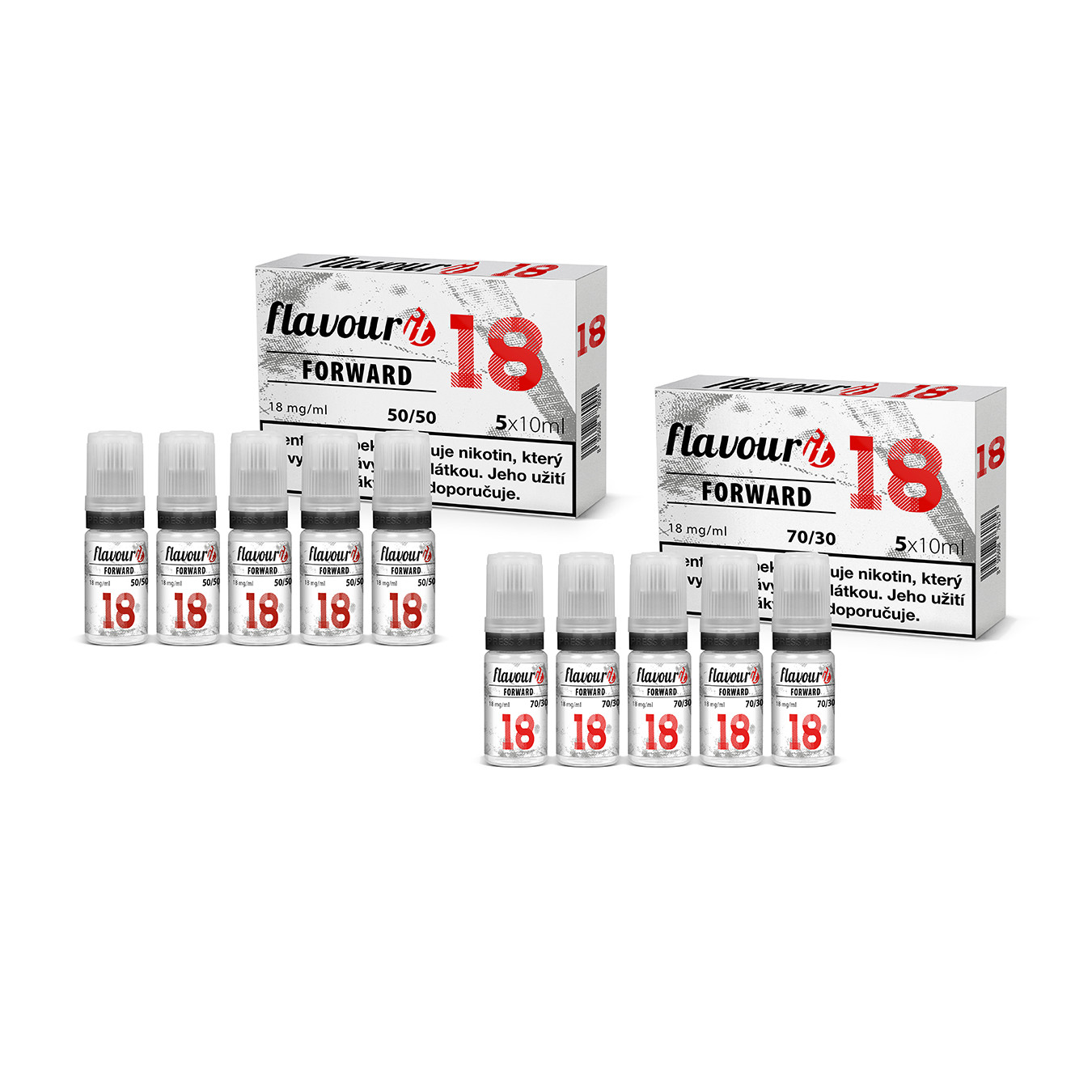 Flavourit Forward nikotinos bazis 18mg 5x10ml