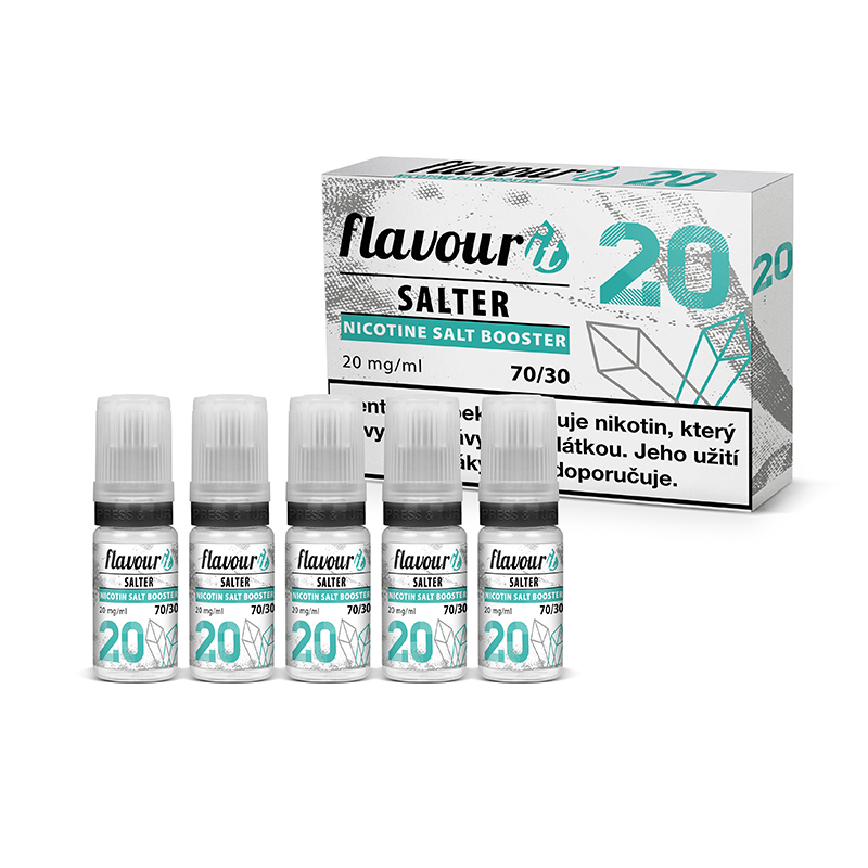 Flavourit Salter nikotinos bazis 20mg 70-30 5x10ml