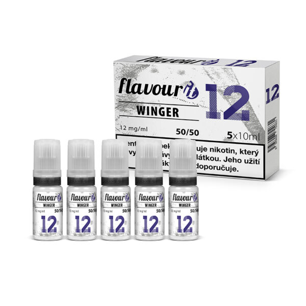 Flavourit Winger nikotinos bazis 12mg 50-50 5x10ml