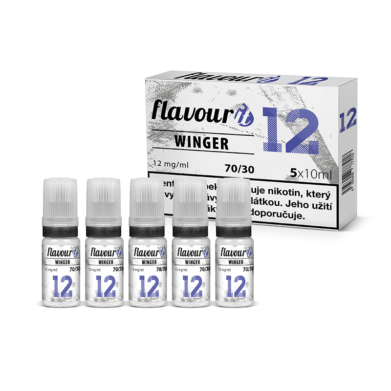 Flavourit Winger nikotinos bazis 12mg 70-30 5x10ml