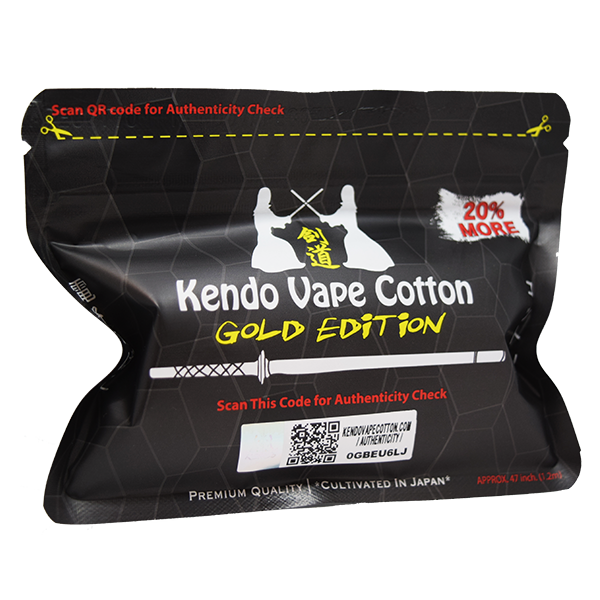 Kendo Vape Cotton Gold Edition japan organikus vatta 1m