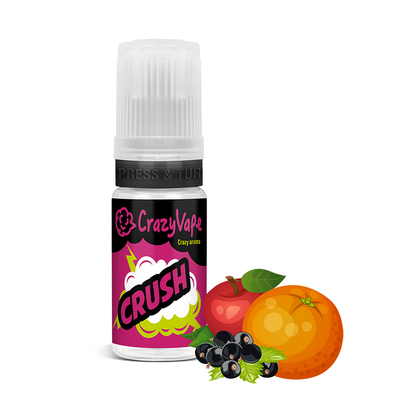 CrazyVape CRASH aroma feketeribizli-alma-narancs