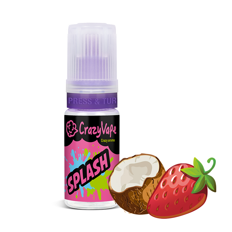 CrazyVape SPLASH aroma kokusz-eper